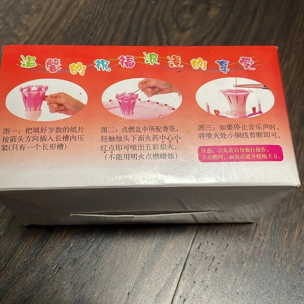 Happy Birthday Blooming Flower Candles
